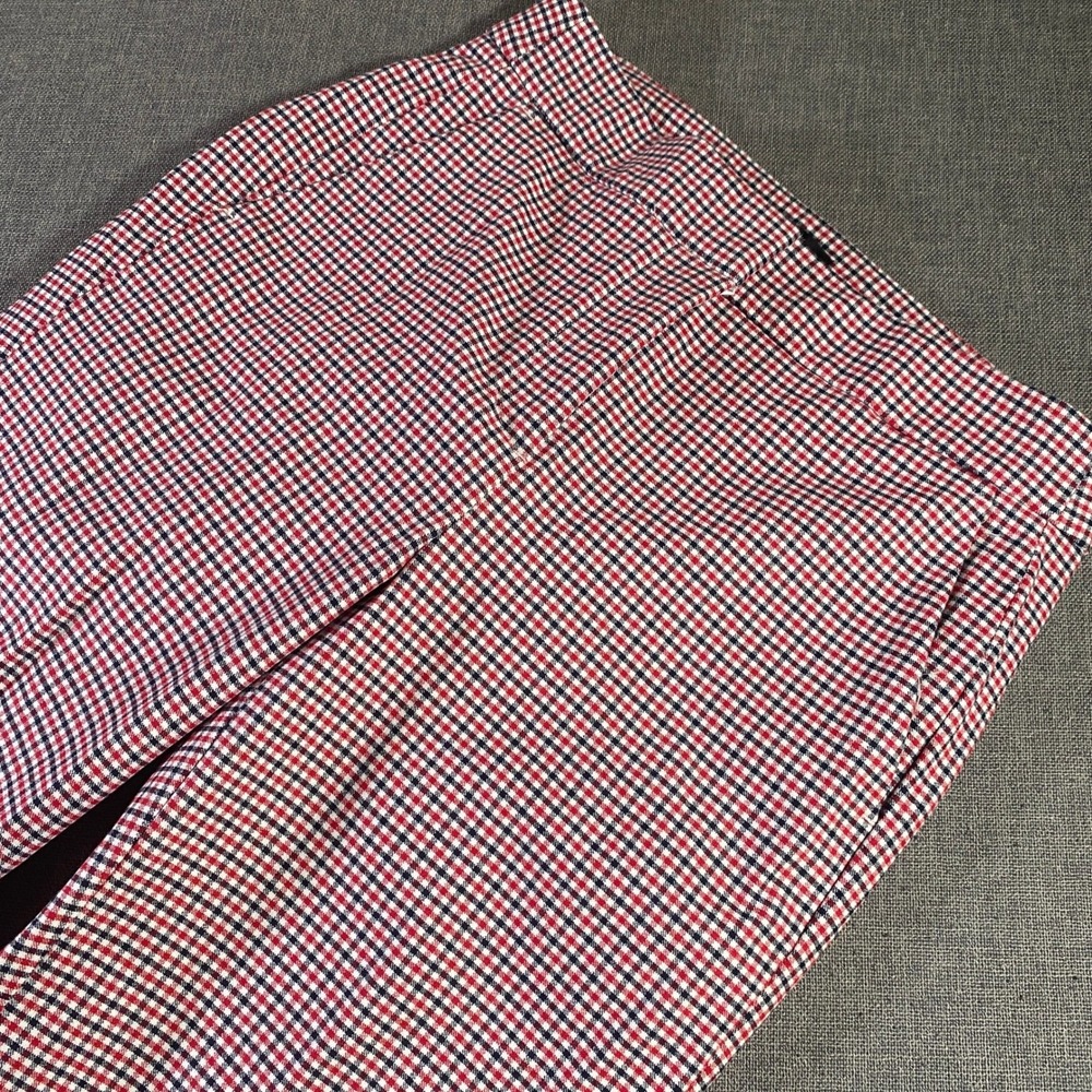 J.Crew Re-Imagined Plaid Pants Women's Size 2 Ankle Cropped Career Casual